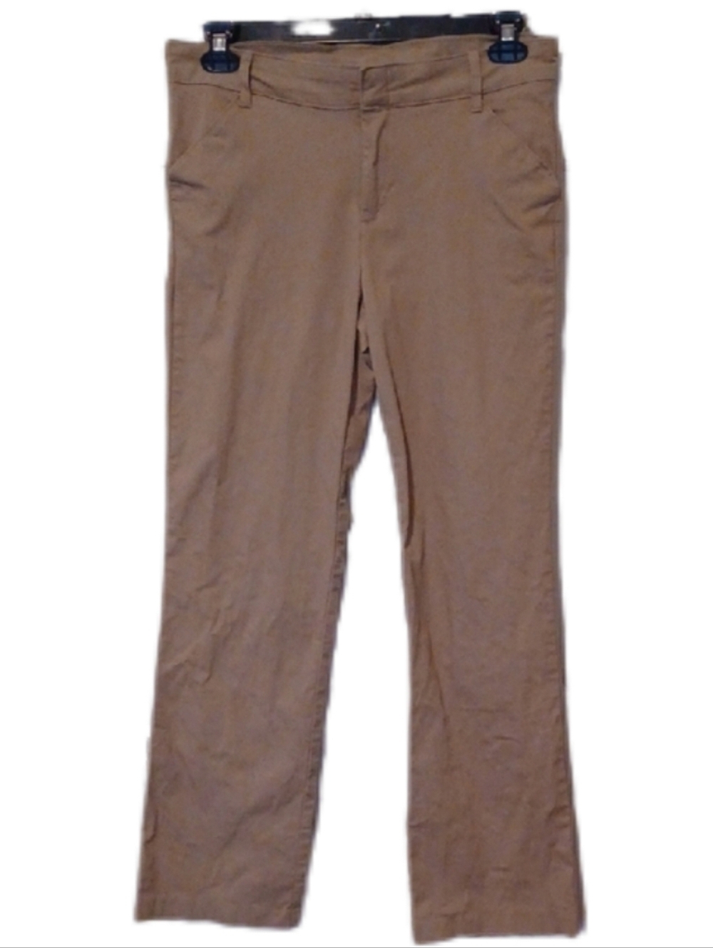 - Dickies Khaki Work Pants with Red Logo Patch Women's Size 10R